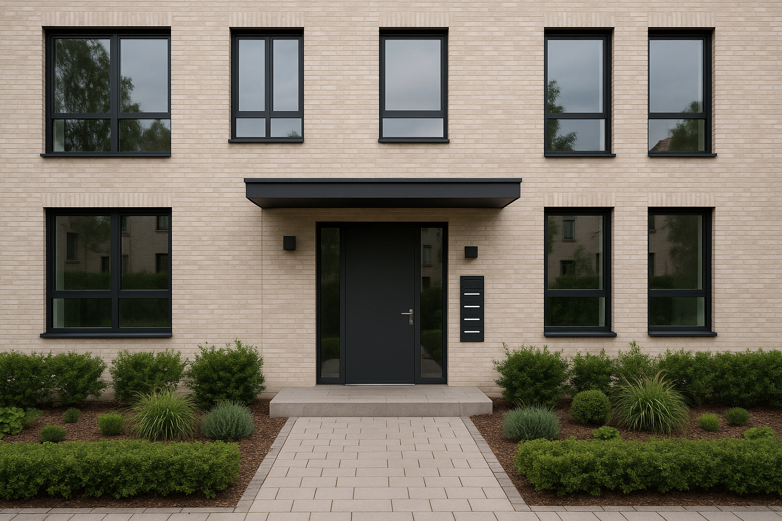 Modernes Gebäude Eingangsbereich