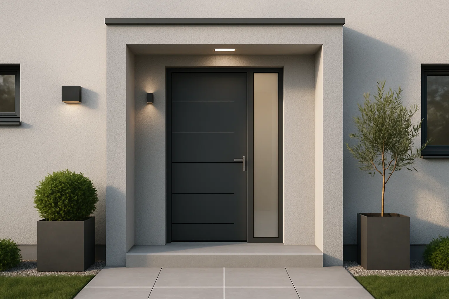 nenco GmbH Kontakt - Modernes Hauseingang