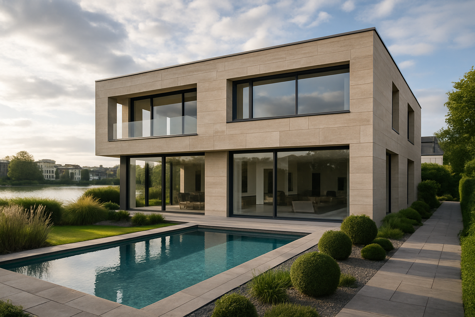 Modernes Haus mit Pool