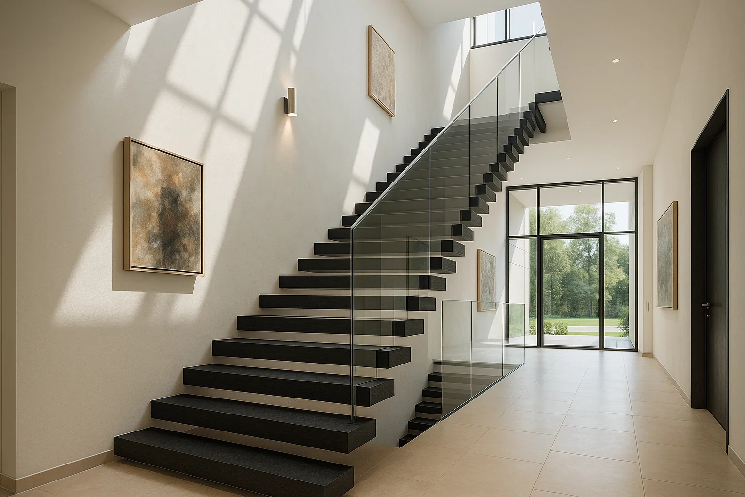 Modernes Treppenhaus